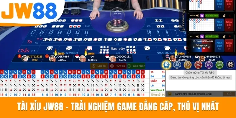 Tài Xỉu JW88 - Trải Nghiệm Game Đẳng Cấp, Thú Vị Nhất