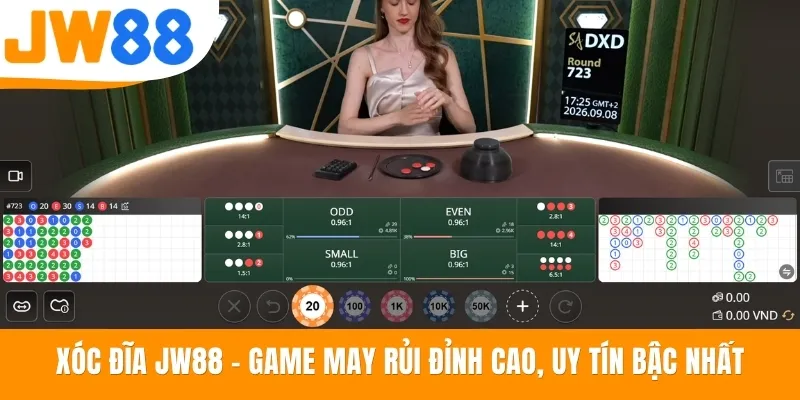 Xóc Đĩa JW88 - Game May Rủi Đỉnh Cao, Uy Tín Bậc Nhất